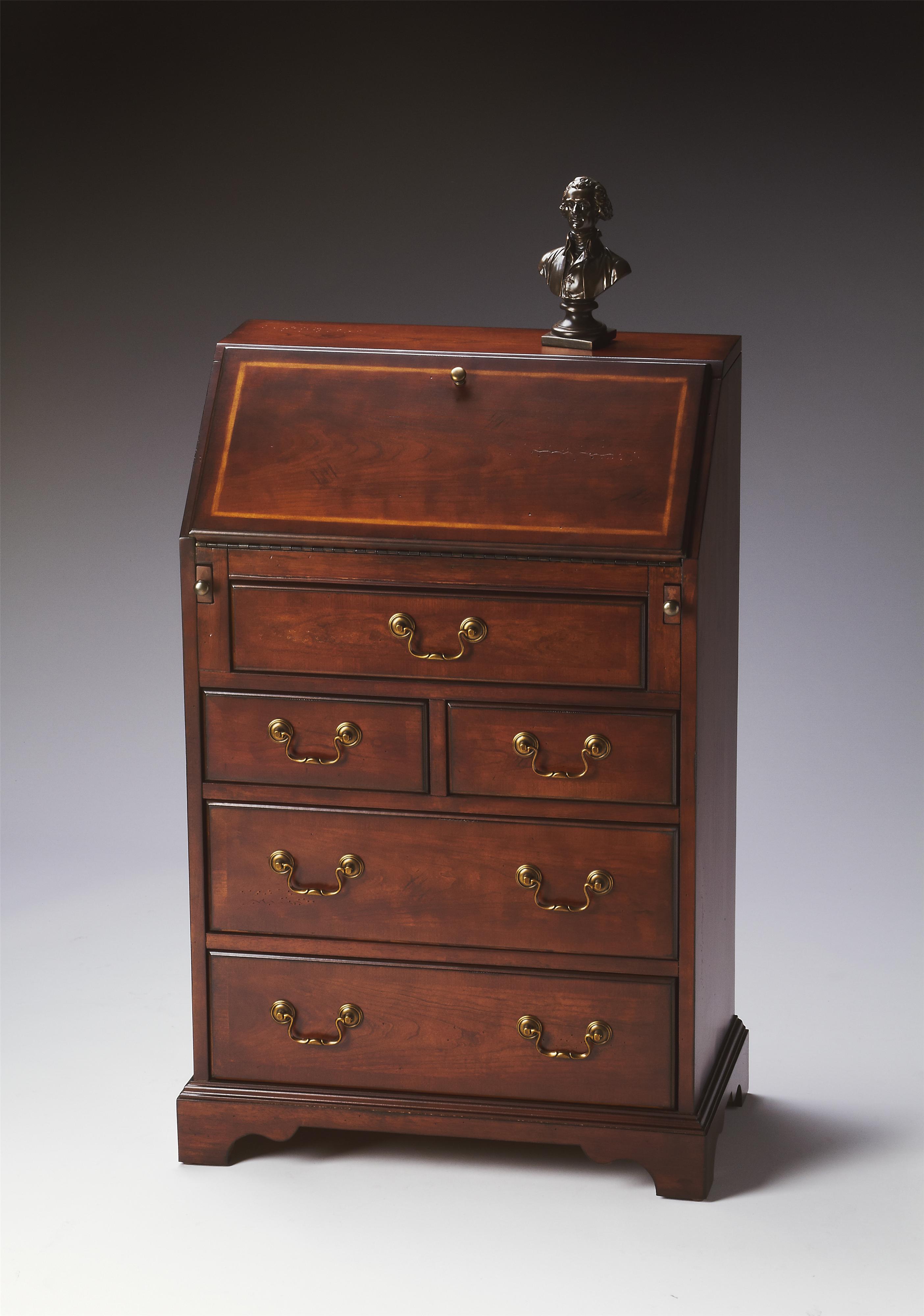 Cherry secretary best sale desk antique